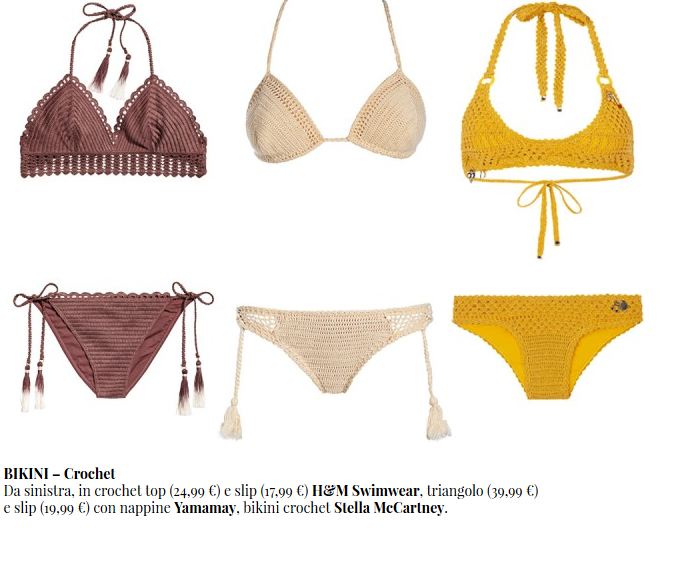 bikini crochet estate 2017