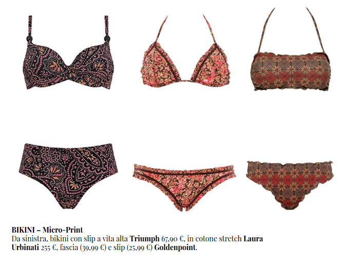 Bikini micro-print