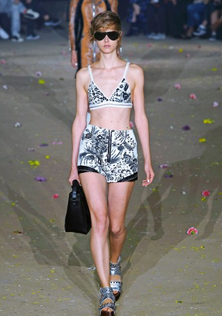 Bikini optical alla sfilata di Philipp Lim